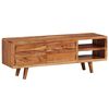vidaXL TV Cabinet Natural wood Solid acacia wood Standard TV Cabinet