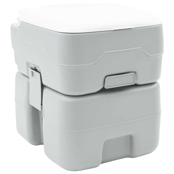 vidaXL Camping Toilet Gray 41.5 x 36.5 x 42 cm
