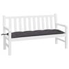vidaXL Garden Bench Cushion Anthracite Oxford fabric (100% polyester)