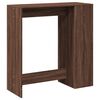vidaXL Bar Table Brown Oak Engineered wood Tall, Rectangular Bar Table