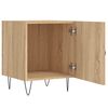 vidaXL Bedside Cabinet Sonoma oak Engineered wood Medium Bedside Cabinet