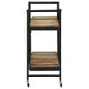 vidaXL Kitchen Trolley 34.2"x14.2"x31.9" Solid Reclaimed Wood