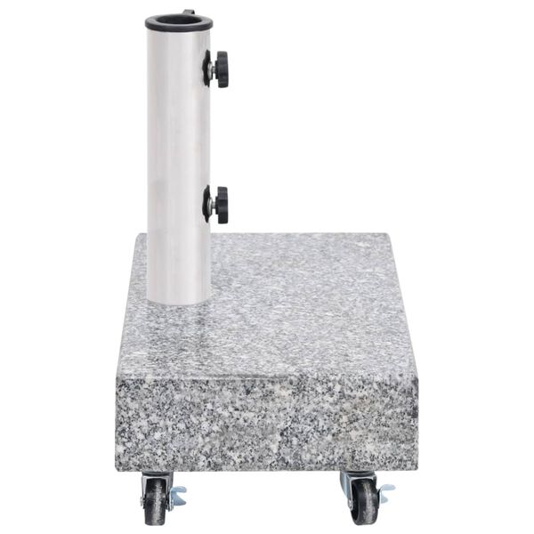 vidaXL Umbrella Base Light Grey Granite base Standard Umbrella Base