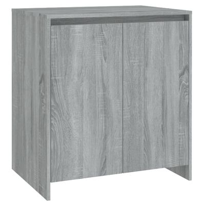 vidaXL 3 Piece Sideboard Gray Sonoma Engineered Wood