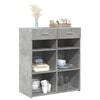 vidaXL Sideboard Concrete gray Engineered wood Medium Sideboard