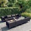 vidaXL Garden Lounge Set Dark Grey
