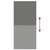 vidaXL Roller Blind Gray 100% polyester, Aluminum 39.4x90.6 in