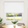 vidaXL Roller Blind White 100% Polyester 51.2 in x 51.2 in Durable
