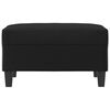vidaXL Footstool Black