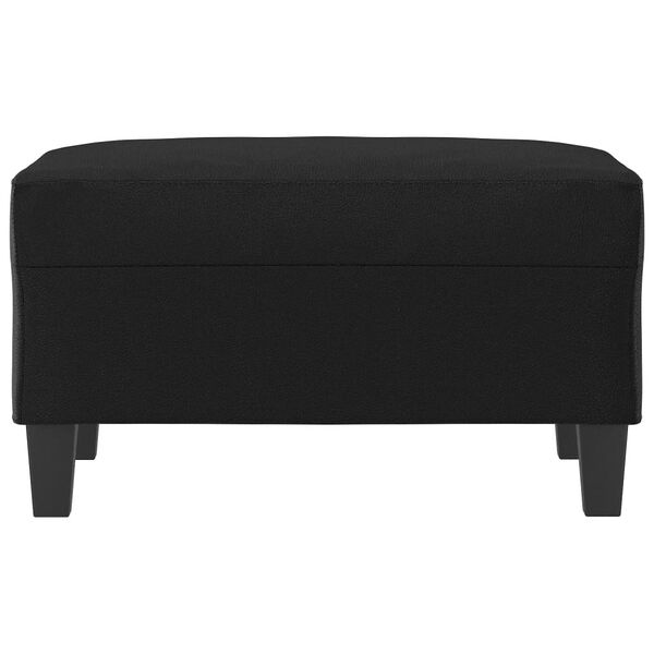 vidaXL Footstool Black