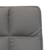 vidaXL Leisure Chair with Metal Frame Light Gray Velvet