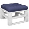 vidaXL Pallet Cushion Navy Blue 100% Polyester 20x20 in