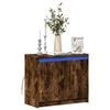 vidaXL Sideboard Smoked oak Engineered wood Medium Sideboard
