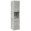 vidaXL Bathroom Furniture Set Concrete grey Engineered wood Compact