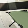 vidaXL Folding Camping Bed Manual 2 pcs Green 82.68 x 31.50 x 18.11 in