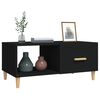 vidaXL Coffee Table Black Engineered wood Medium Coffee Table