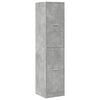 vidaXL Apothecary Cabinet Concrete gray Engineered wood Tall