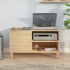 vidaXL Record Cabinet Sonoma oak Engineered wood, solid eucalyptus wood
