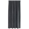 vidaXL Blackout Curtains 2 pcs Light Grey 55.12 x 68.90 in Velvet