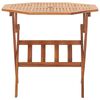 vidaXL Outdoor Dining Set Natural wood finish Solid Acacia wood Medium