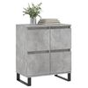 vidaXL Sideboard Concrete grey Engineered wood Medium Sideboard