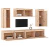 vidaXL TV Stands 5 pcs Solid Wood Pine