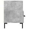 vidaXL TV Cabinet Concrete Grey Engineered Wood, Iron Medium TV Cabinet