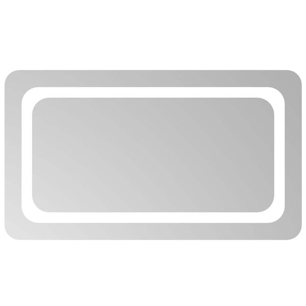 vidaXL LED Bathroom Mirror 27.6"x15.7"