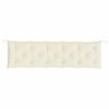 vidaXL Garden Bench Cushion Cream Oxford fabric (100% polyester)