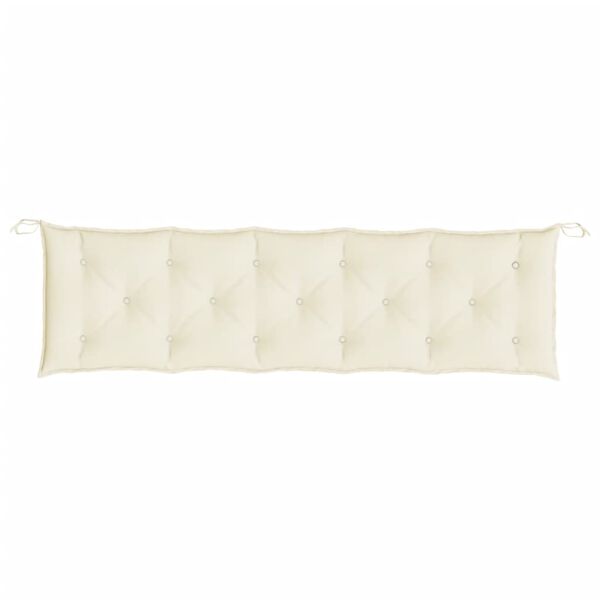 vidaXL Garden Bench Cushion Cream Oxford fabric (100% polyester)