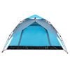 vidaXL Camping Tent Dome 4-Person Blue Quick Release