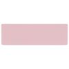 vidaXL Luxury Wash Basin Matt Pink 16.1x11.8x4.7" Ceramic