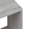 vidaXL Nesting Coffee Table Grey Sonoma Engineered Wood Small Stackable