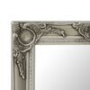 vidaXL Wall Mirror Silver Wood, glass, and engineered wood