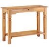 vidaXL Console Table Natural Acacia Solid Acacia Wood Console Table