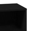vidaXL Bathroom Cabinet Black 31.50 x 12.99 x 23.62 in Engineered Wood