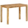 vidaXL Dining Table Natural wood Solid mango wood Medium Durable