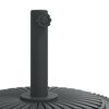 vidaXL Parasol Base Black Polyethylene and Concrete Medium