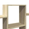 vidaXL Wall Shelf Sonoma Oak 62.6x7.1x26.0" Engineered Wood