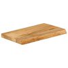 vidaXL Table Top Natural wood Solid mango wood 23.6 x 15.7 in Durable