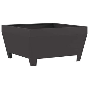 vidaXL Fire Pit Black 31.50 x 31.50 x 16.93 in Steel