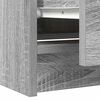 vidaXL TV Cabinet Grey Sonoma Engineered Wood Small TV Cabinet