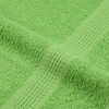 vidaXL Hand Towel Set of 2 Apple Green 100% Cotton 19.7 x 39.4 in