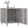 vidaXL Bedside Cabinet Gray Sonoma Engineered wood Medium