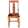 vidaXL Dining Chair Set of 2 Honey Matte Solid Acacia Wood Standard