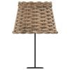 vidaXL Lamp Shade Brown Wicker Ø7.9 x 5.9 in Lovely Design Lamp Shade