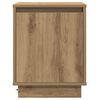 vidaXL Bedside Cabinet Artisan Oak 15.35 x 13.58 x 19.69 in