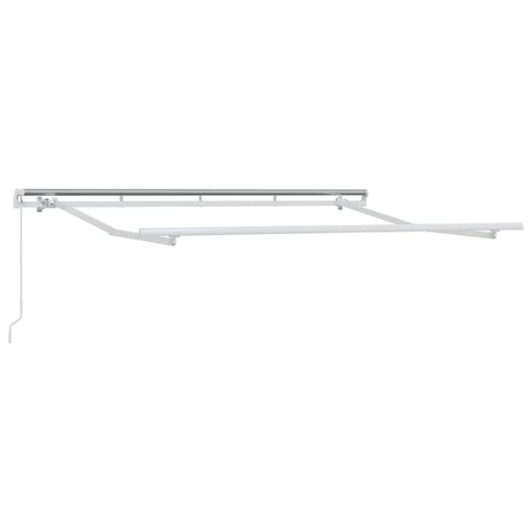 vidaXL Awning Frame White 118.1" x 78.7" Metal