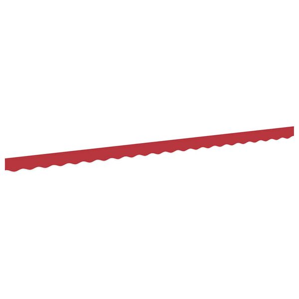 vidaXL Awning Valance Red 580 x 20 cm Canvas