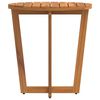 vidaXL Patio Side Table Round Ø27.6x29.5" Solid Wood Acacia